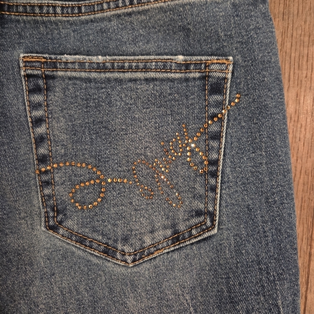 Juicy Couture Jeans Womens 3/26 Abbot Straight Leg Rhinestone Pockets Y2K - Picture 7 of 7